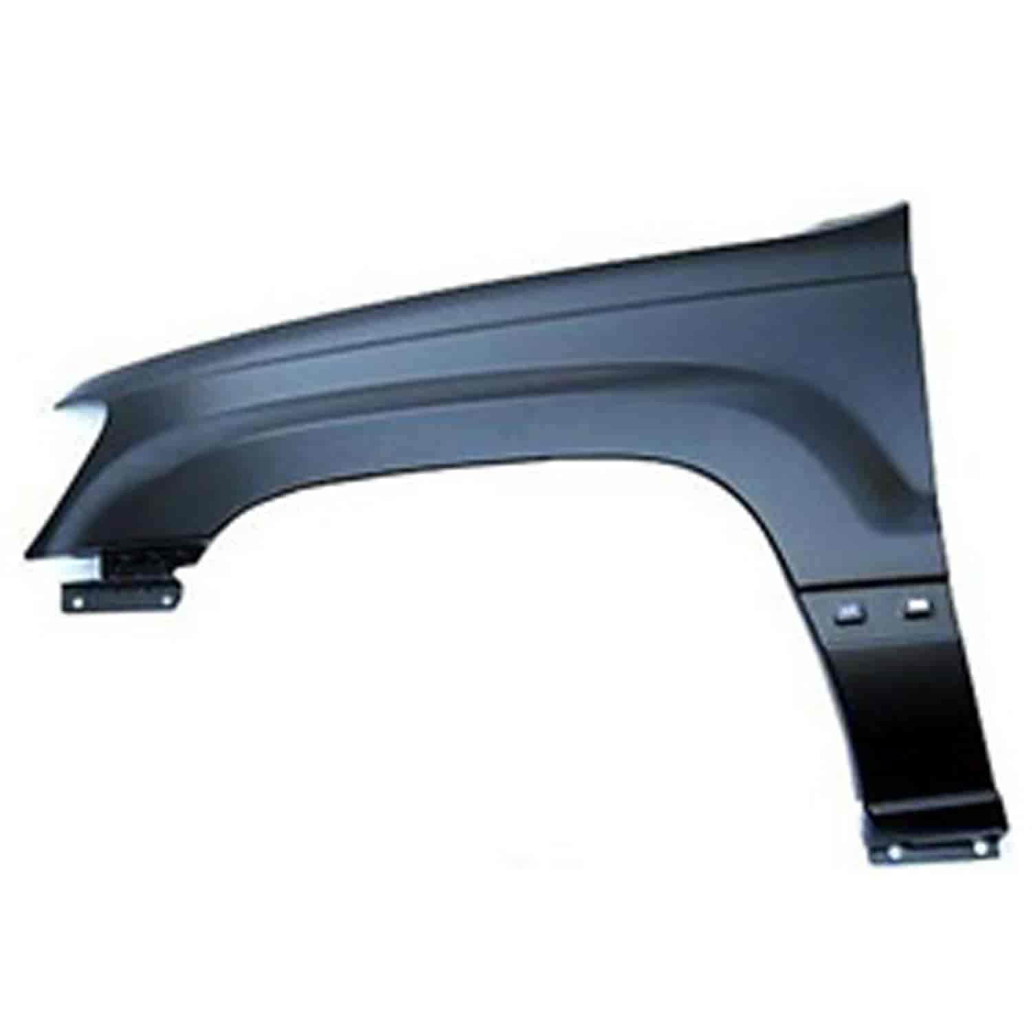 Replacement left front fender from Omix-ADA, Fits 99-04 Jeep Grand Cherokee WJ