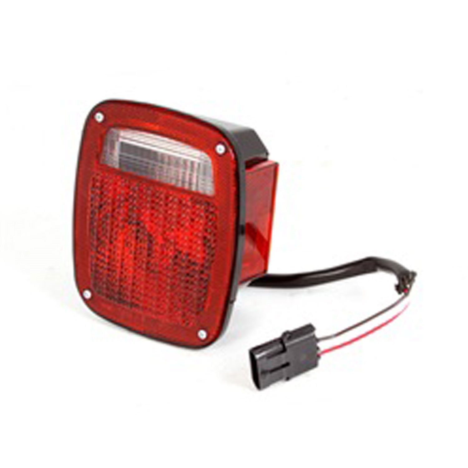 Replacement tail light assembly from Omix-ADA, Fits right side of 91-97 Jeep Wrangler