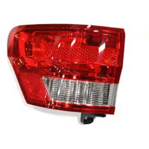 Replacement tail light from Omix-ADA, Fits left side on11-13 Jeep Grand Cherokee