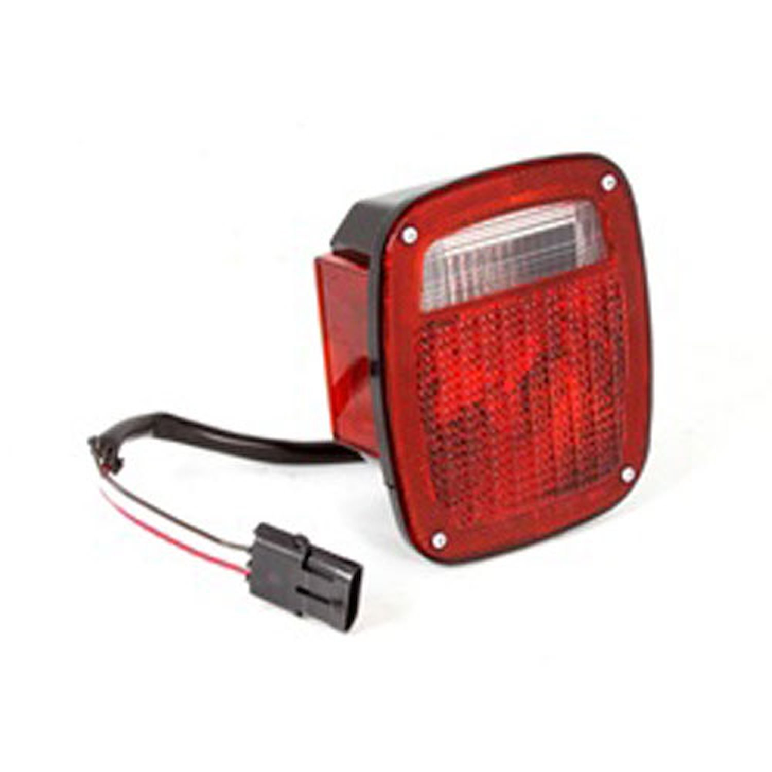 Left Hand Tail Light With Black Housing For