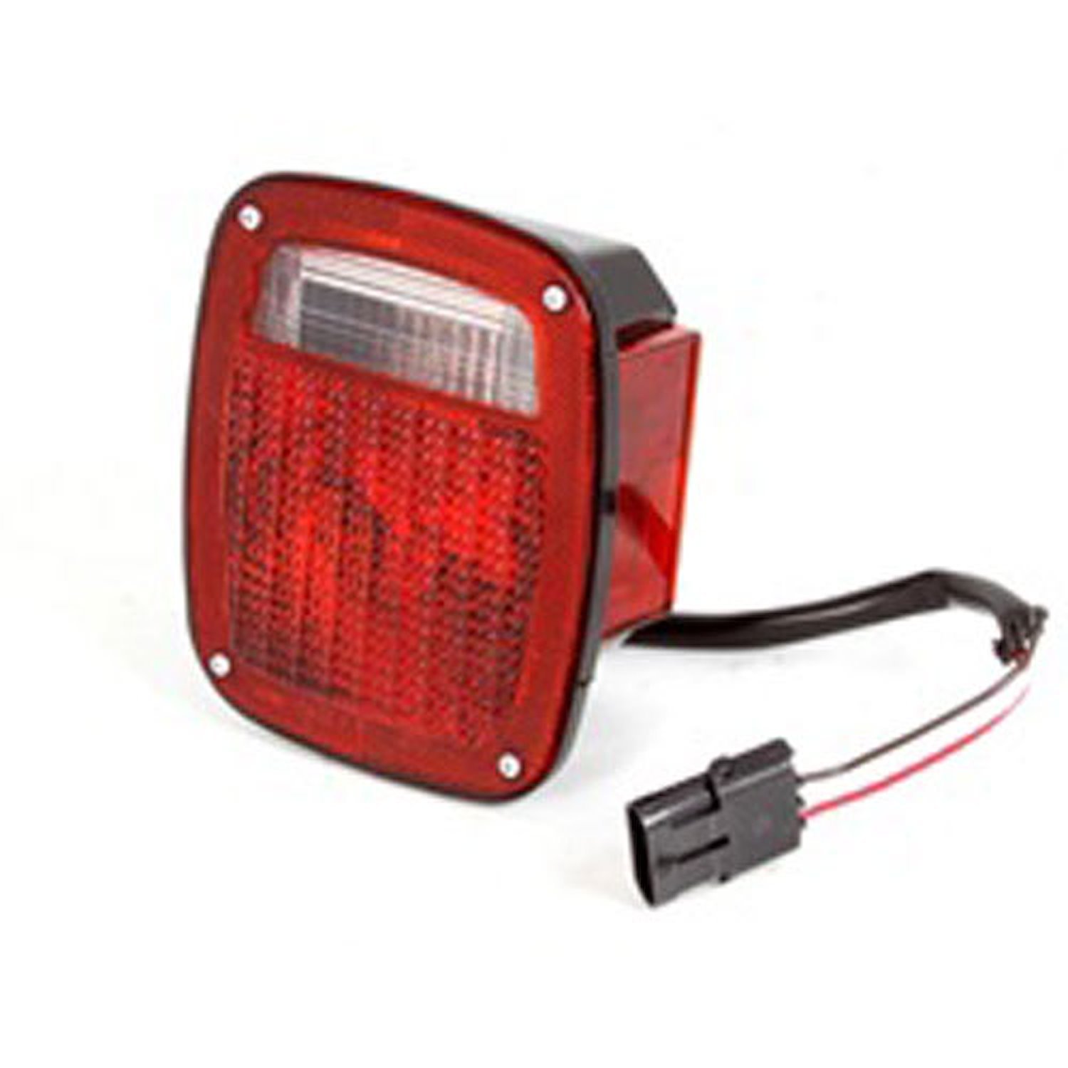 Right Hand Tail Light With Black Housing For