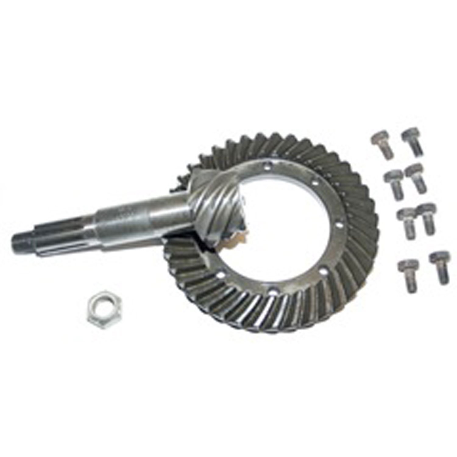 This 4.88 ratio ring and pinion set from Omix-ADA for Dana 25 front axle found in 41-64 Willys models.