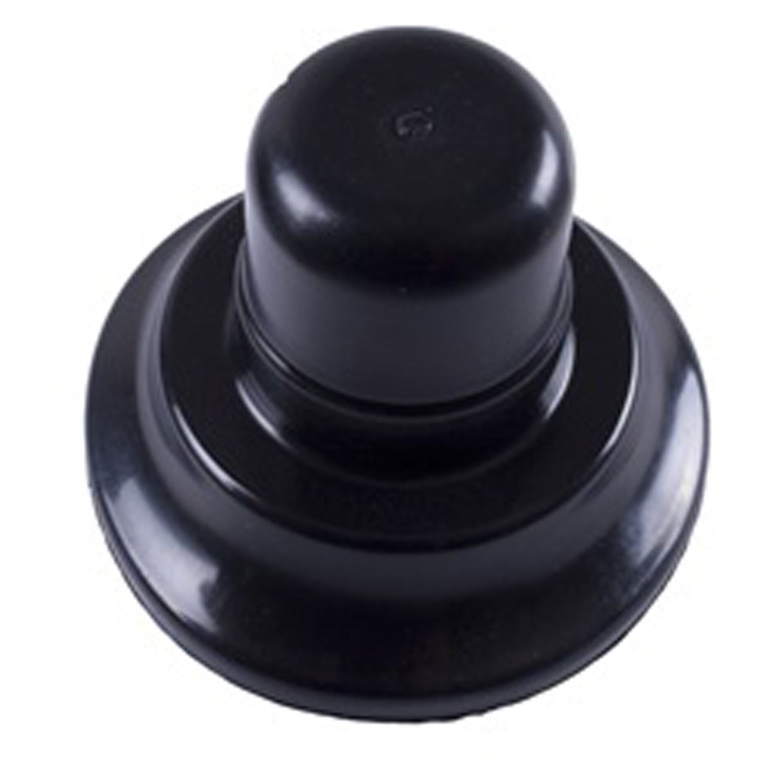 This plastic axle hub dust cap from Omix-ADA fits the AMC 20 rear axle found in 76-86 Jeep CJ models.