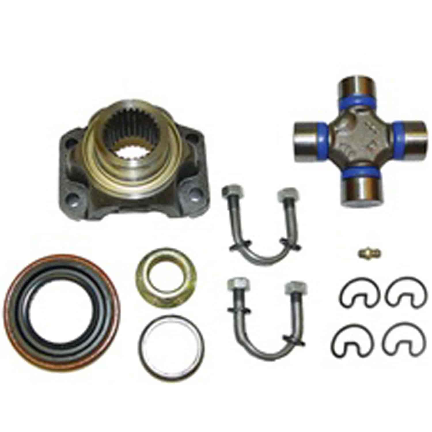 Yoke Kit U-Bolt Style for d30 Includes Yoke Pinion Spacer Pinion Seals U-Joints and Pinion Nut 72-83