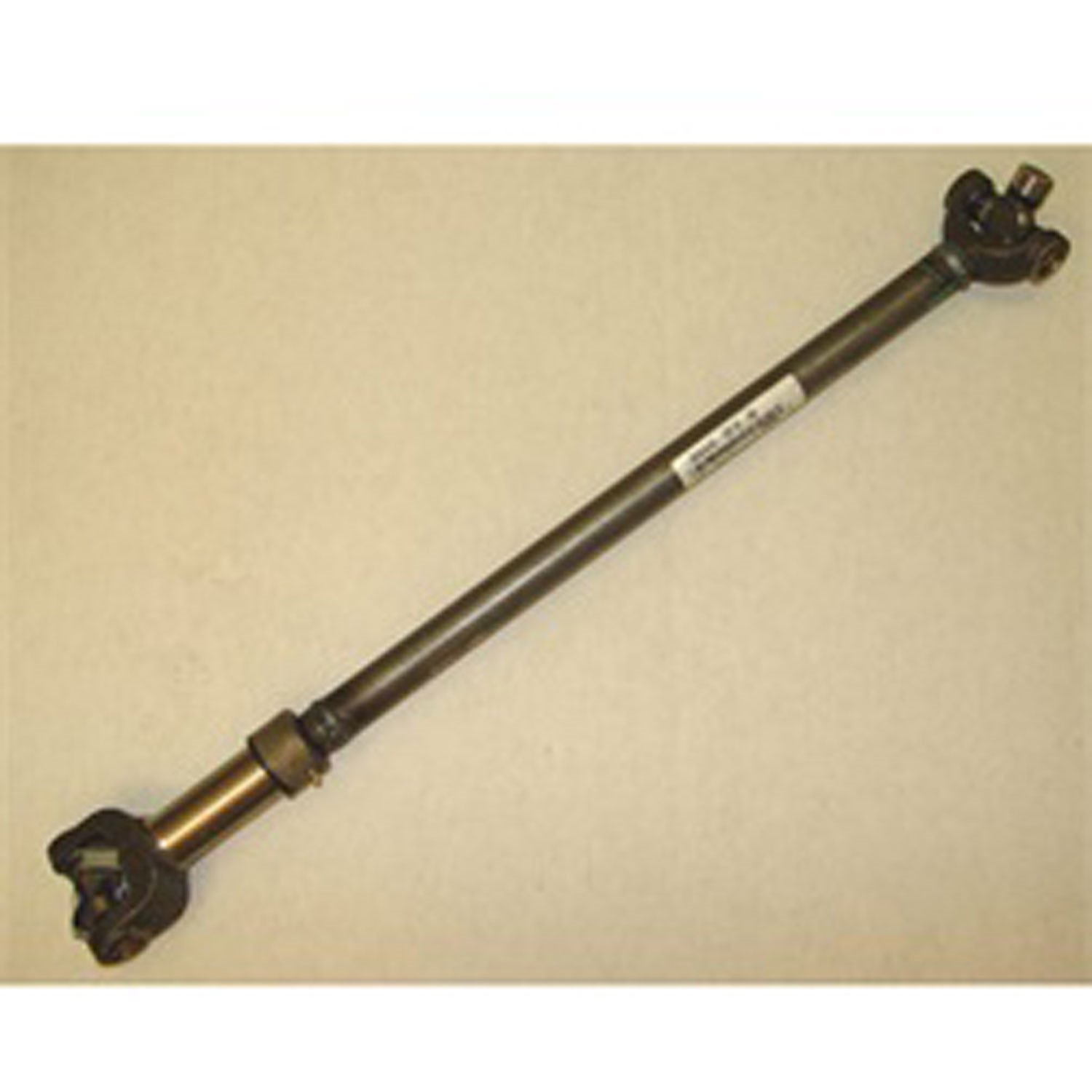 Stock replacement front driveshaft from Omix-ADA, Fits 76-81