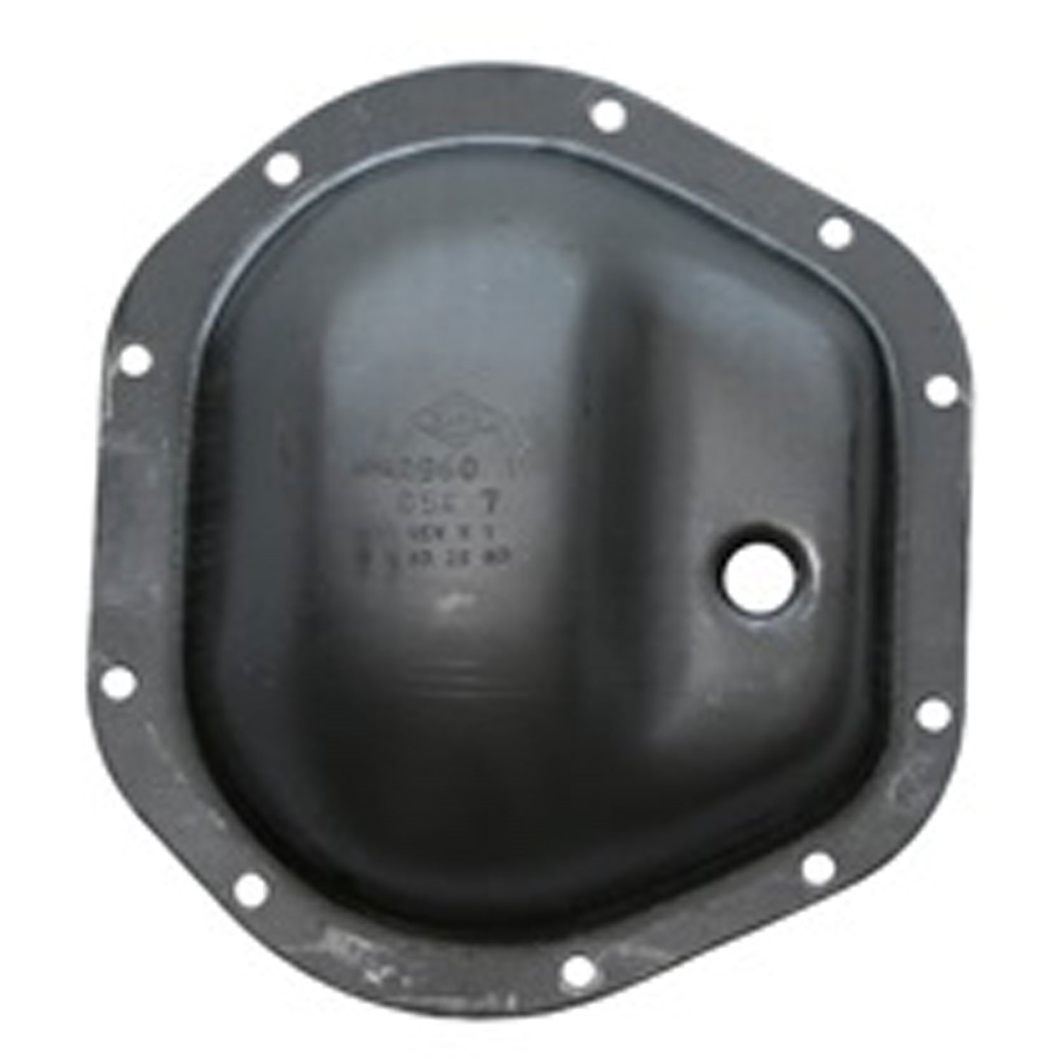 This stock steel differential cover from Omix-ADA fits the Dana 44 rear axle.