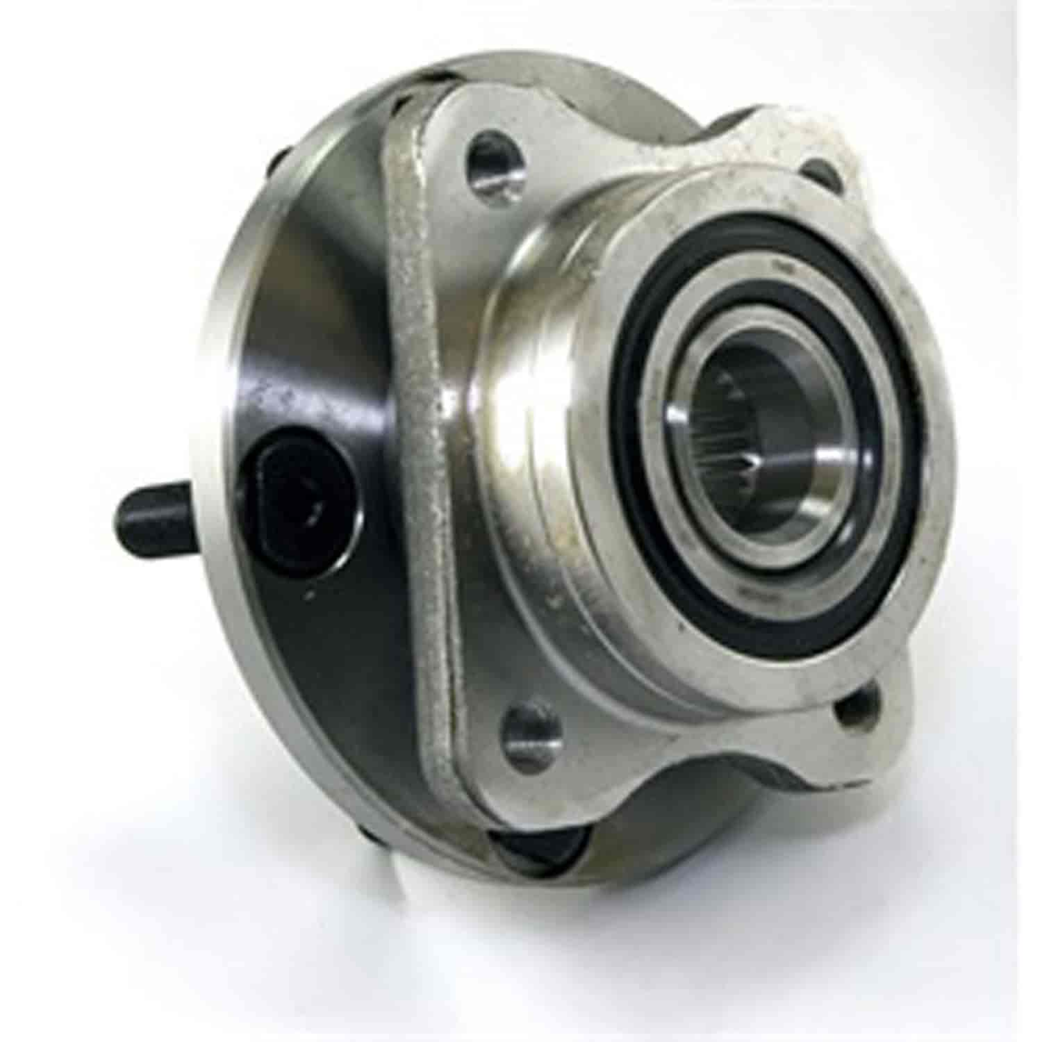 This front axle hub assembly from Omix-ADA fits 96-02 Chrysler minivans with NS RS and GS bodies.