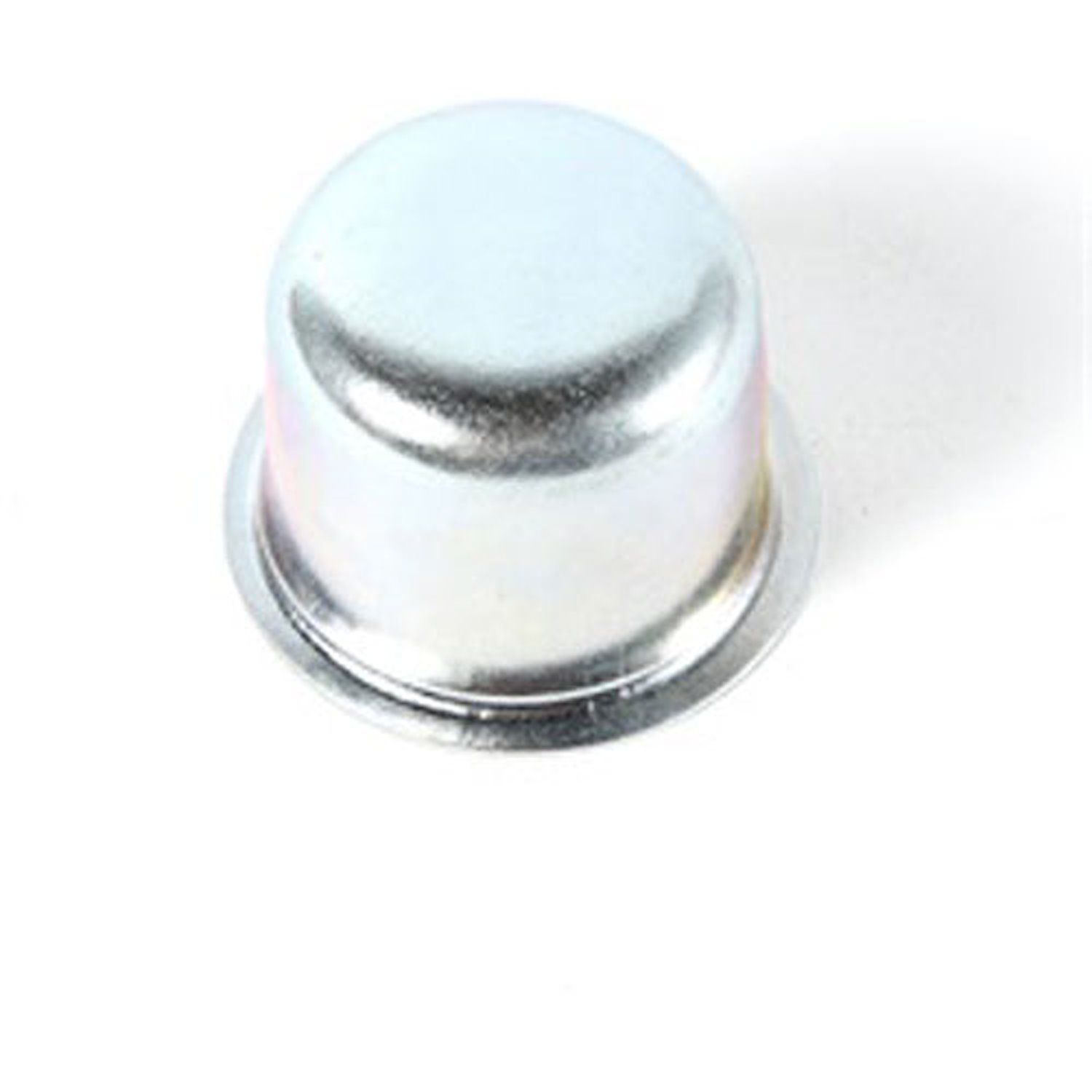 This zinc-plated wheel hub bearing dust cap from