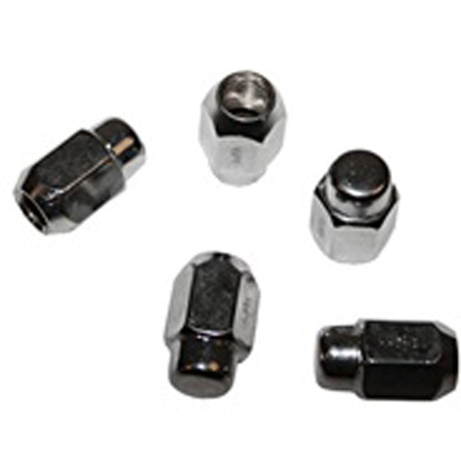 This original-style chrome lug nut from Omix-ADA fits 46-86 Jeep CJ models. Sold individually 5 required per wheel.