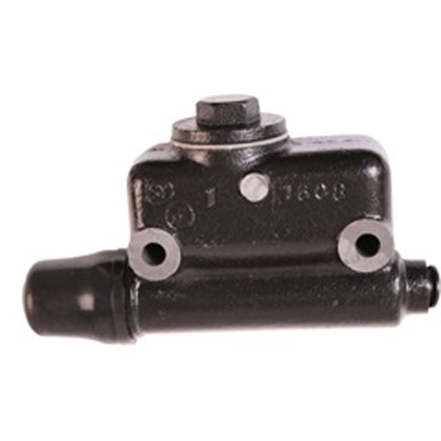 Factory-style replacement brake master cylinder, Fits 48-66 Willys models Includes boot both mo