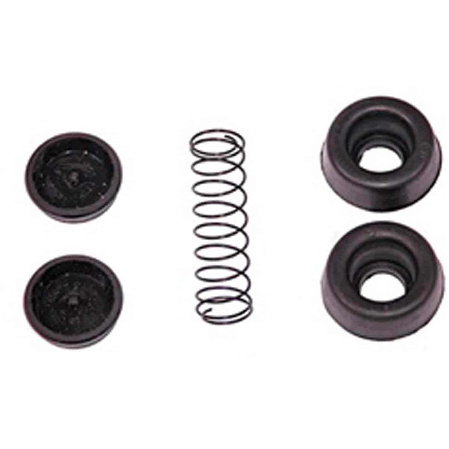 This wheel cylinder repair kit from Omix-ADA allows you to rebuild wheel cylinders with a 1-1/8 inch bore.