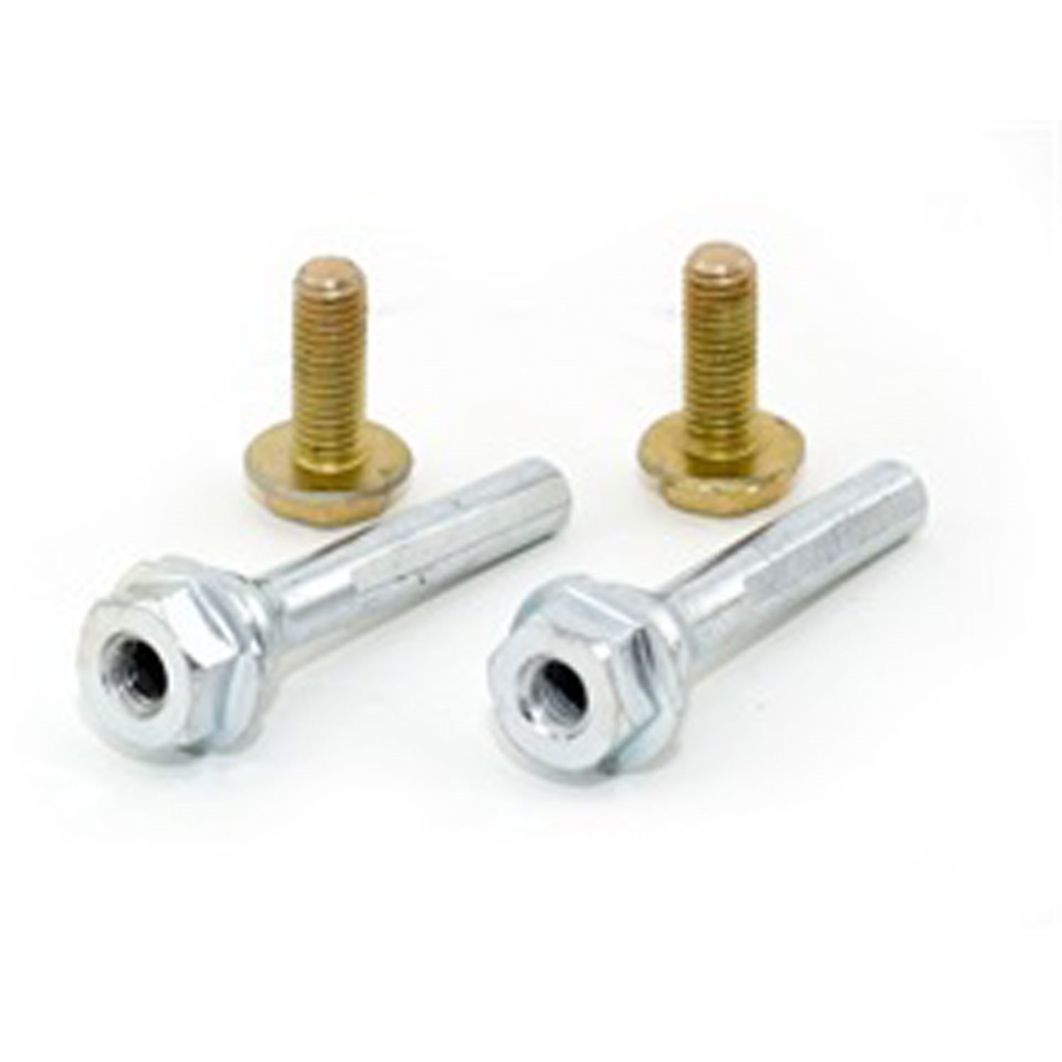 This pair of rear disc Brake caliper pins from Omix-ADA fit 07-16 Jeep Wranglers and 08-13 Libertys.
