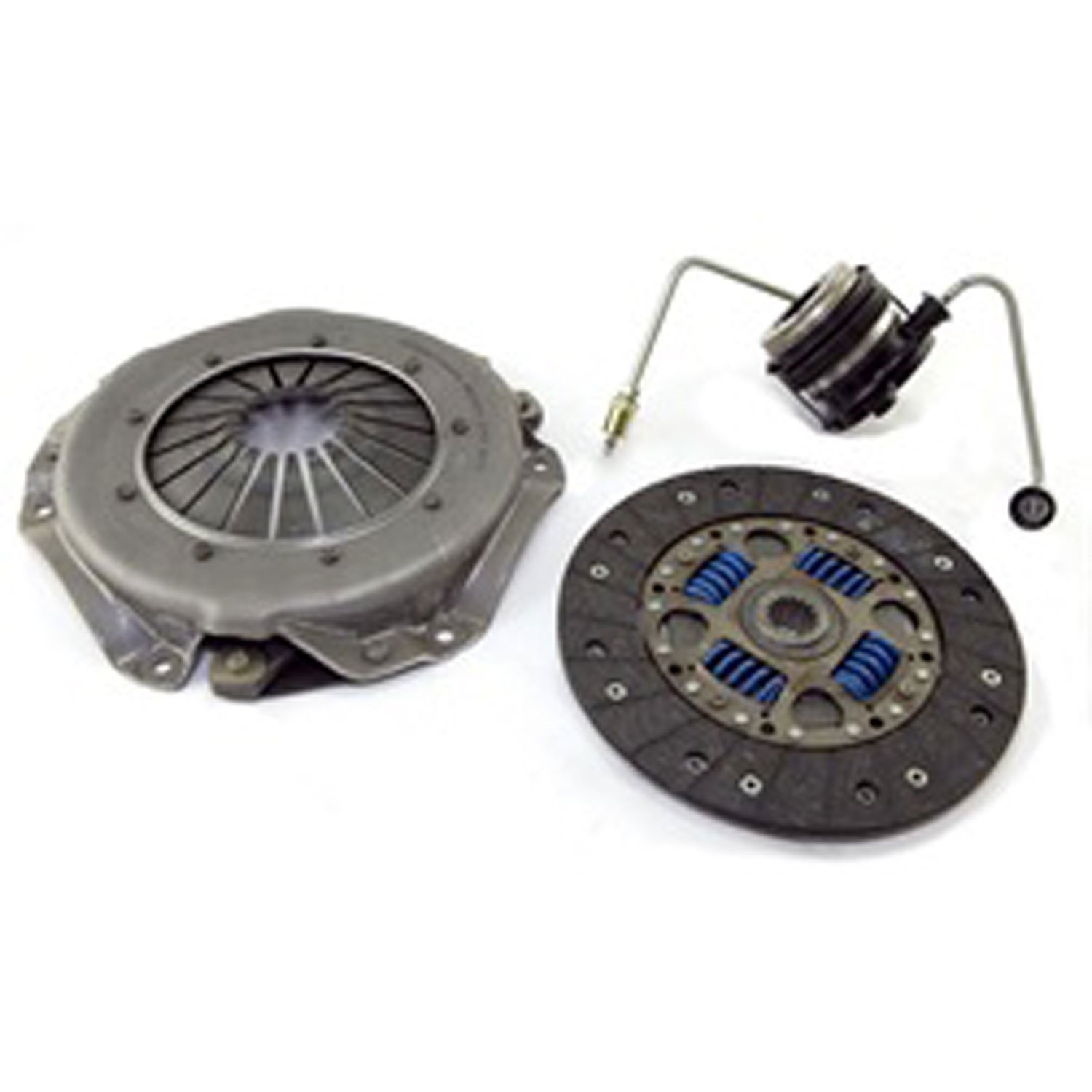 Replacement clutch kit from Omix-ADA, Fits 91-92 Jeep Wrangler YJ with 4-cylinder engines.
