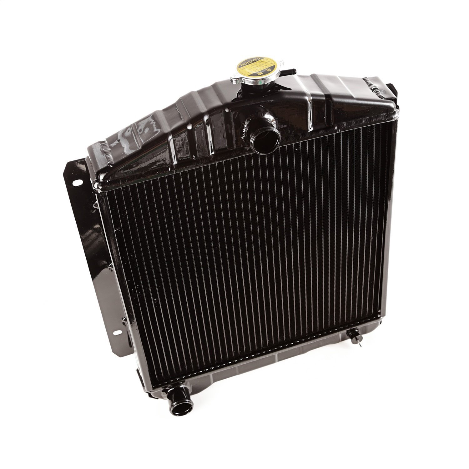 This 2 row radiator from Omix-ADA fits 55-71 CJ5 and 55-71 CJ6 with a 134 CI Engine.
