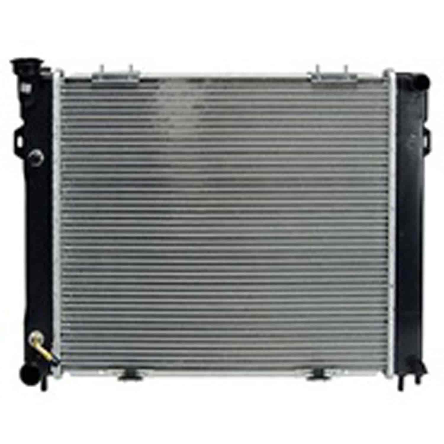 This 1 row radiator from Omix-ADA fits 93-94 Jeep Grand Cherokee ZJ.