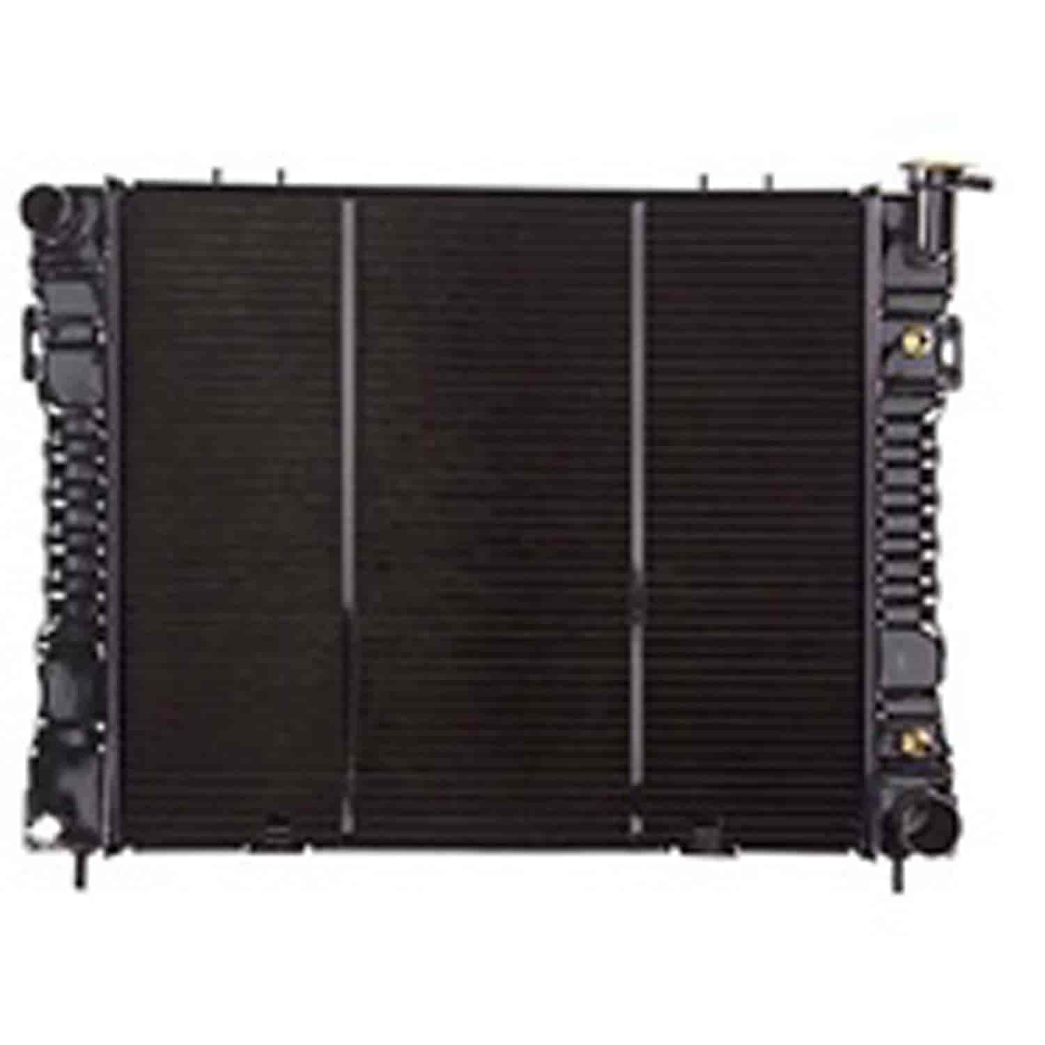 This 1 row radiator from Omix-ADA fits 98 Grand Cherokee 5.2L and 5.9L With or Without AC MT or AT .