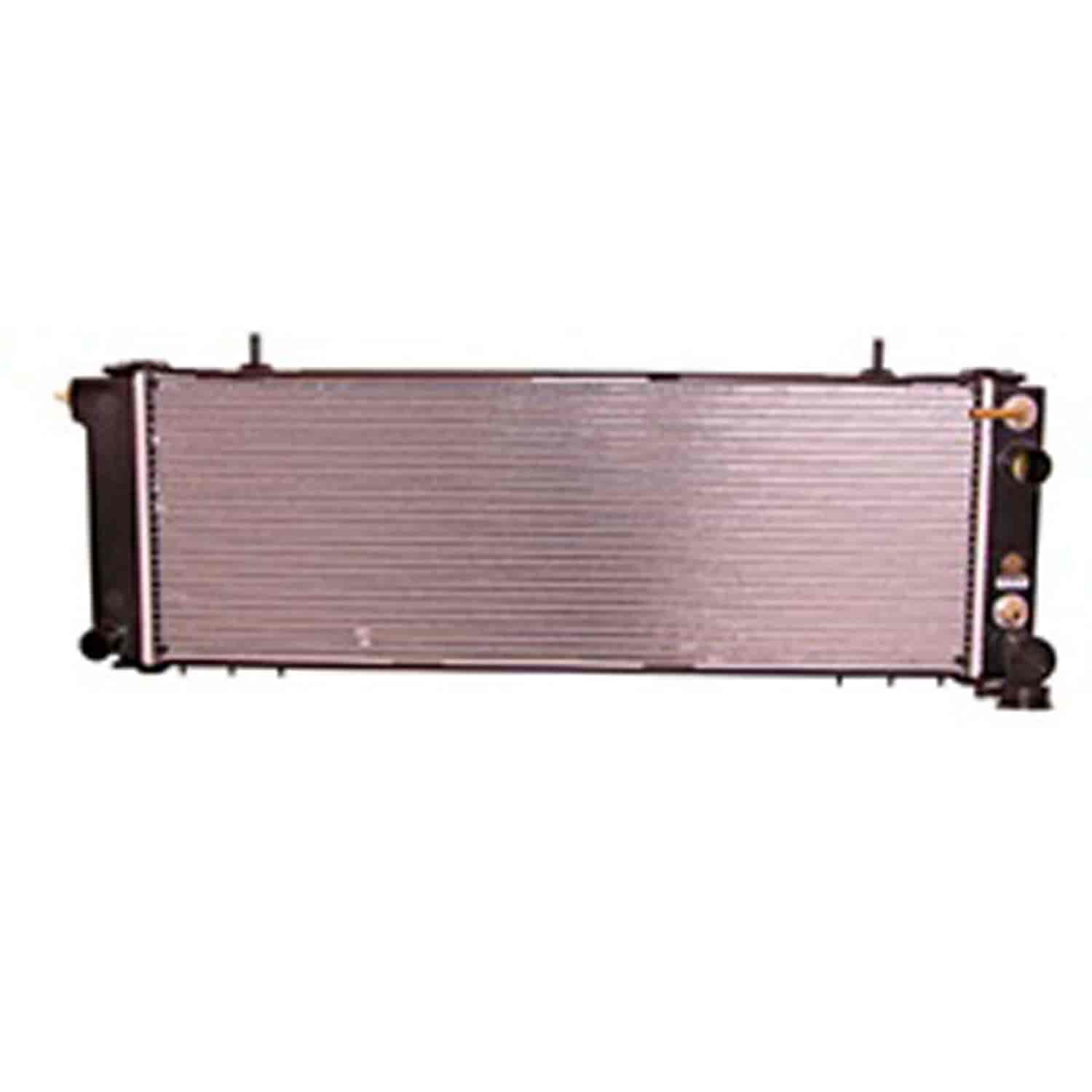 This 1 row radiator from Omix-ADA fits 2001 Cherokee 4.0L with or without AC manual or automatic transmission.
