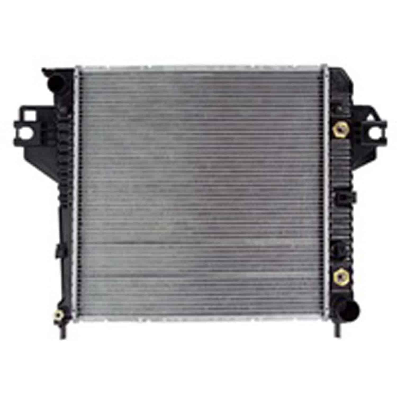 This 1 row radiator from Omix-ADA fits 02-06 Liberty 3.7L with or without AC.