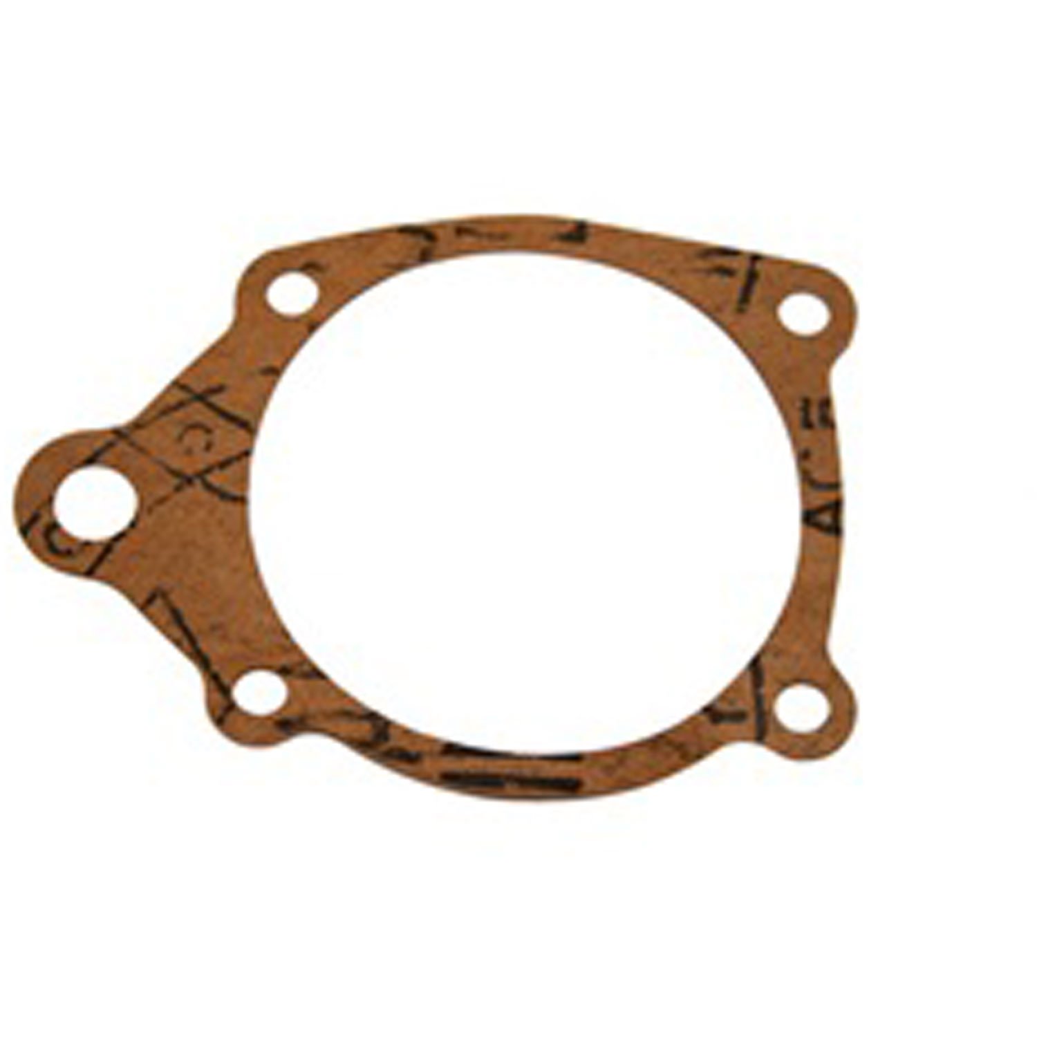 This water pump gasket from Omix-ADA fits 81-86 Jeep CJs 87-99 Wrangler YJ 87-99 XJ Cherokees and 93-98 Jeep Grand Cherokee ZJ .