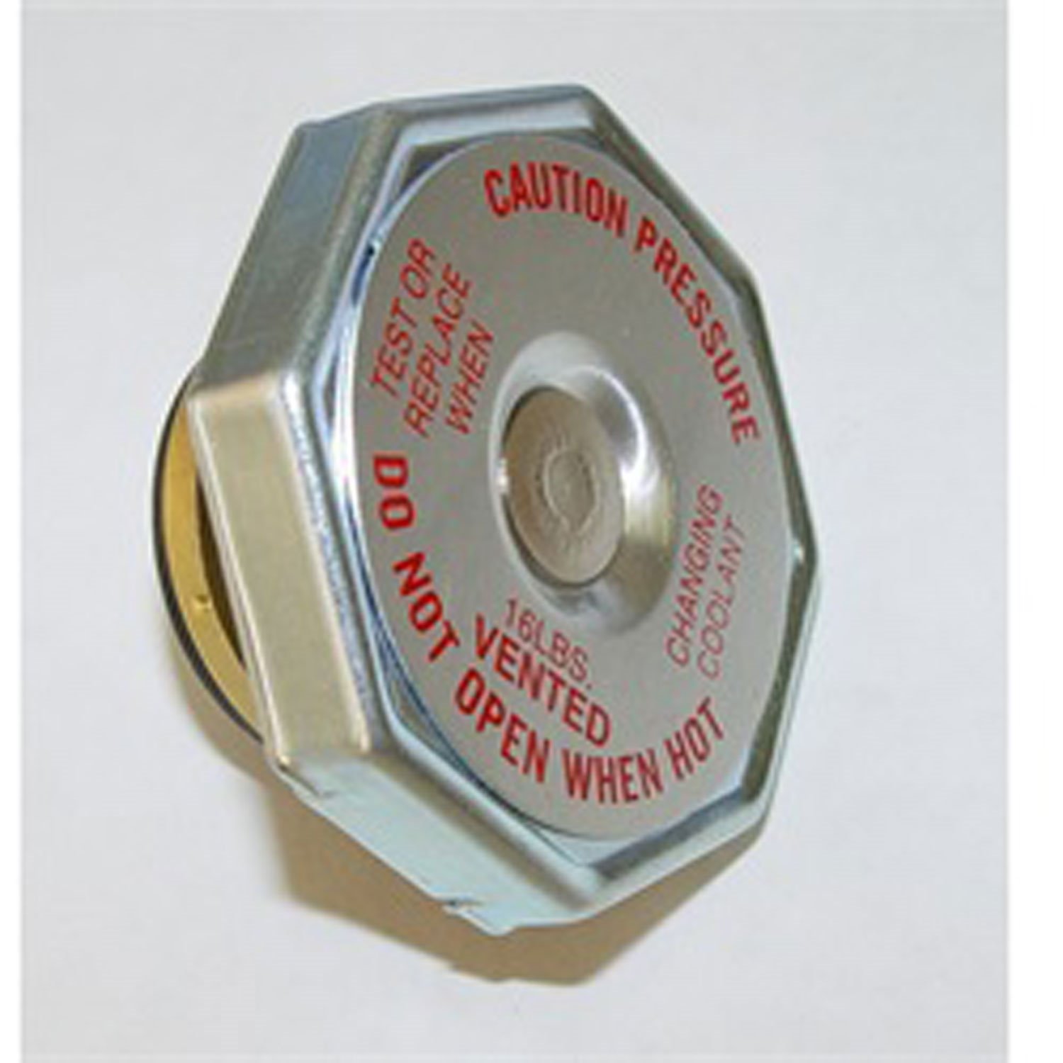 This radiator cap from Omix-ADA fits a variety of 76-01 Jeep CJ models Cherokees Grand Cherokees SJ