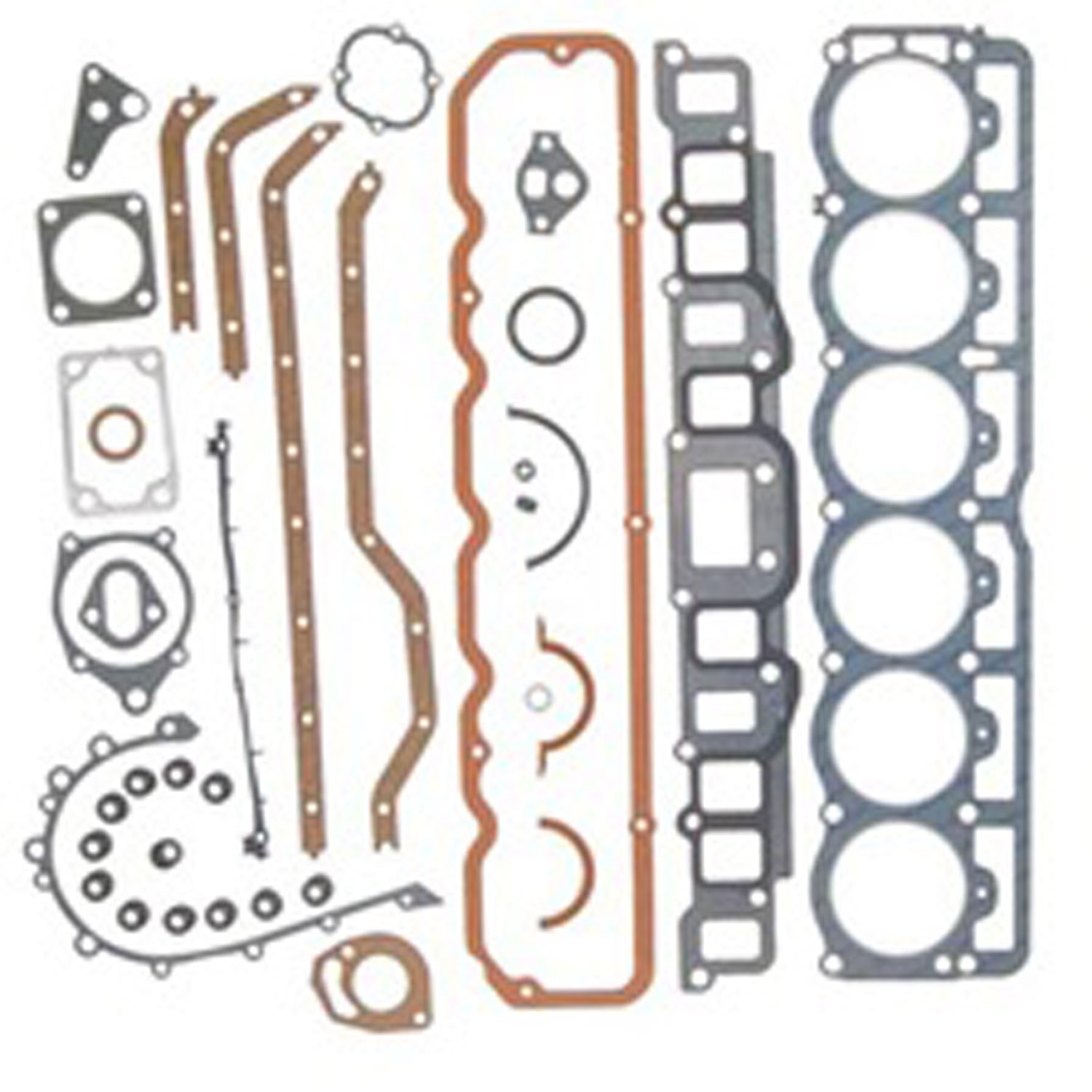 This full engine gasket set from Omix-ADA fits the 4.2L engine in 81-90 Jeep CJs and Wranglers.