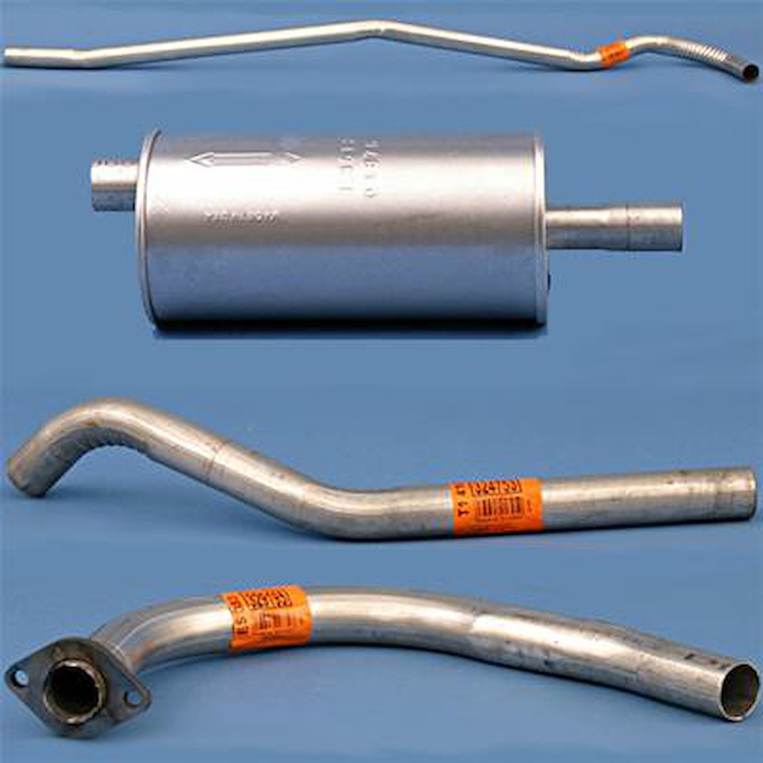 Exhaust System Kit 1945-1971 Willys/Jeep with 134 ci Engine