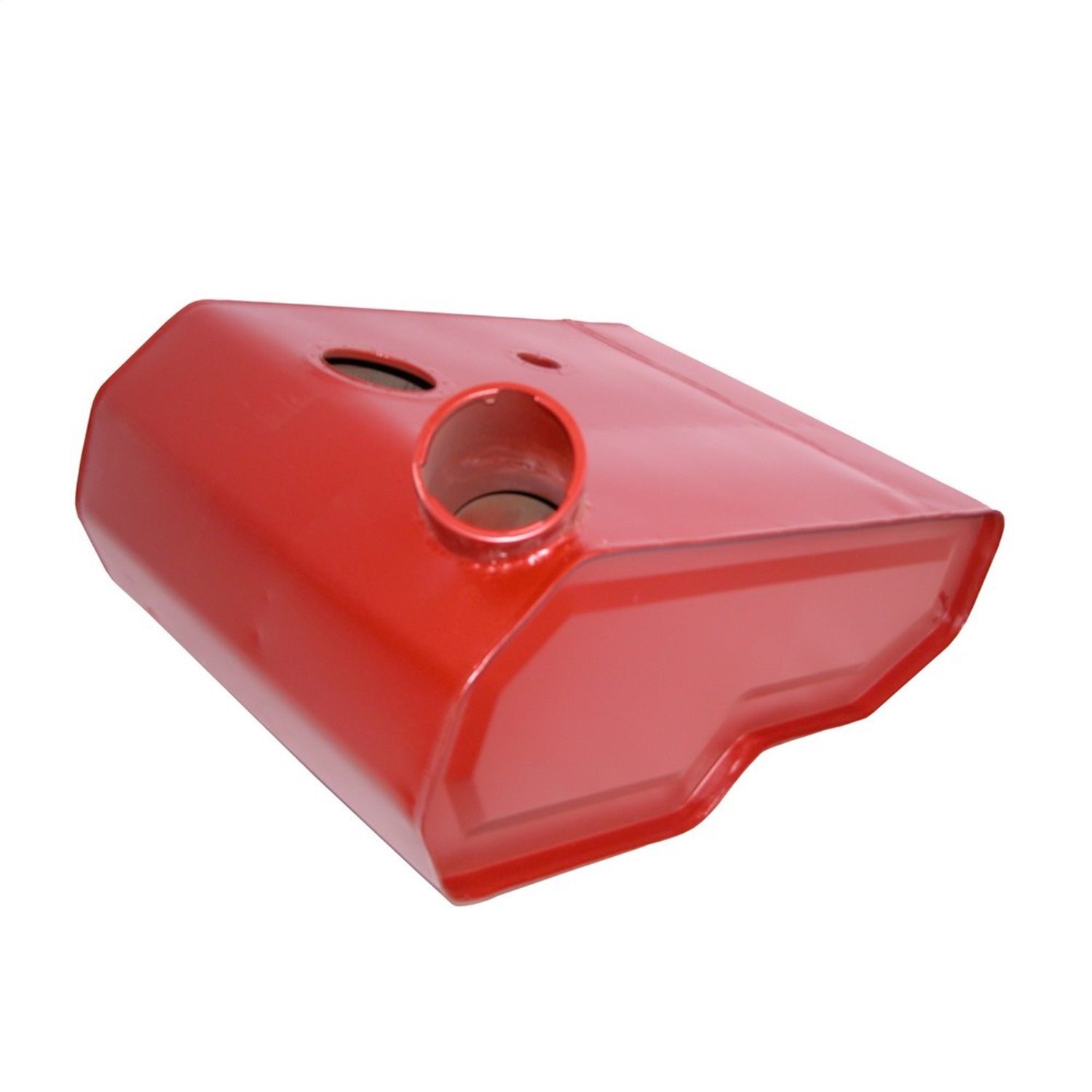 This reproduction steel Gas/Fuel tank from Omix-ADA mounts