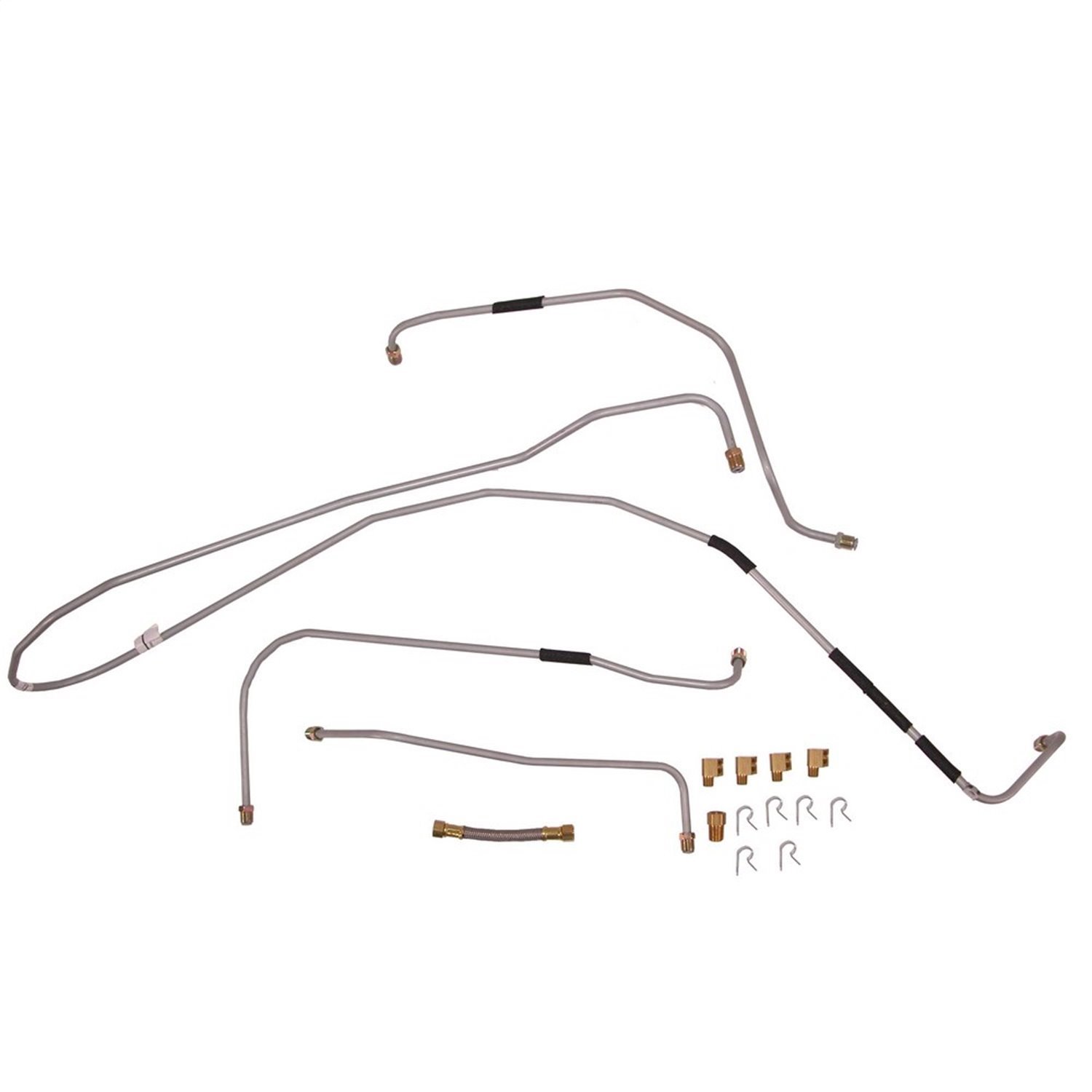 Replacement fuel line set from Omix-ADA, Fits 41-44 Willys MBs and 41-44 Ford GPWs.