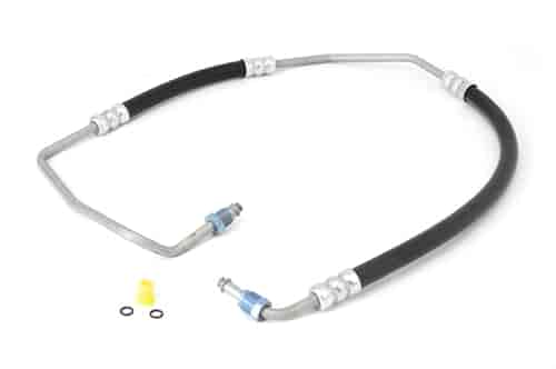 This power steering reservoir hose from Omix-ADA fits 99-04 Jeep Grand Cherokees with a 4.7L engine.
