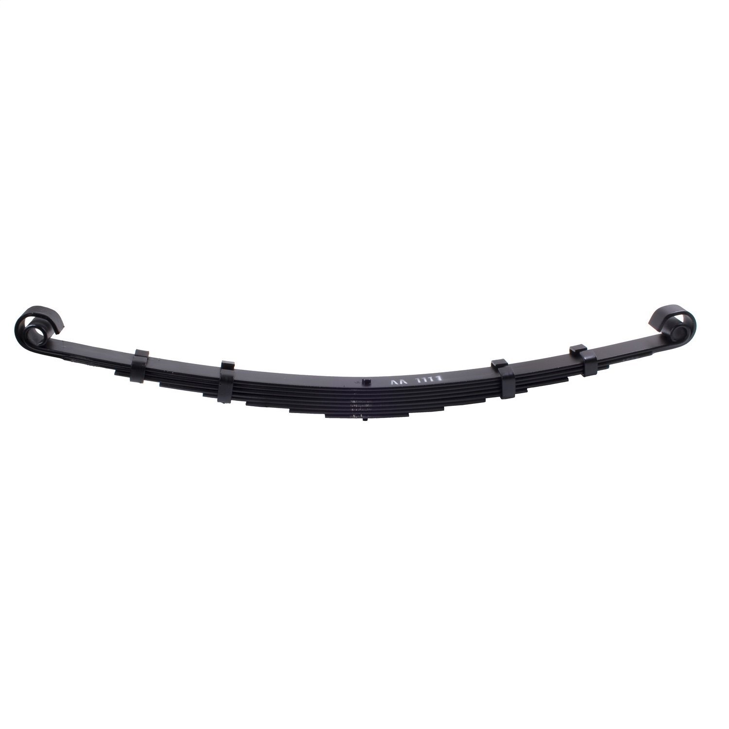 Stock replacement 8 leaf front spring from Omix-ADA, Fits 41-45 Willys MBs 46-49 CJ2A and 49-53 CJ3A. Left or right side.