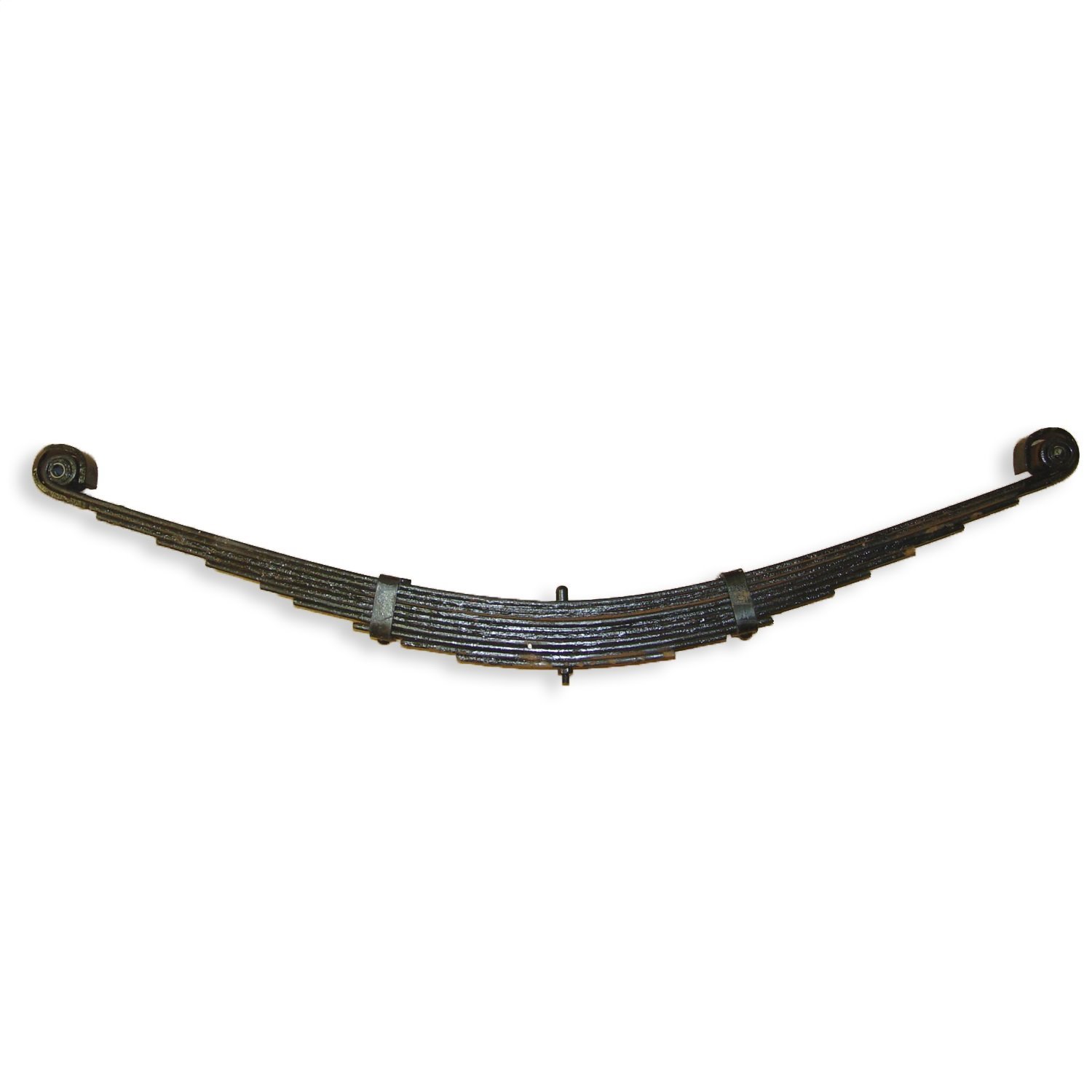 Stock replacement 10-leaf front spring from Omix-ADA, Fits