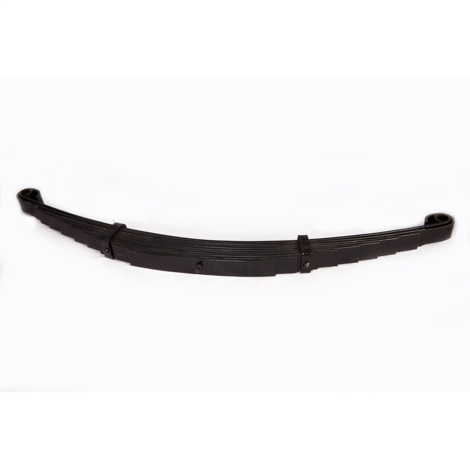 Stock replacement 9-leaf rear spring from Omix-ADA, Fits 55-75 Jeep CJ5 and CJ6