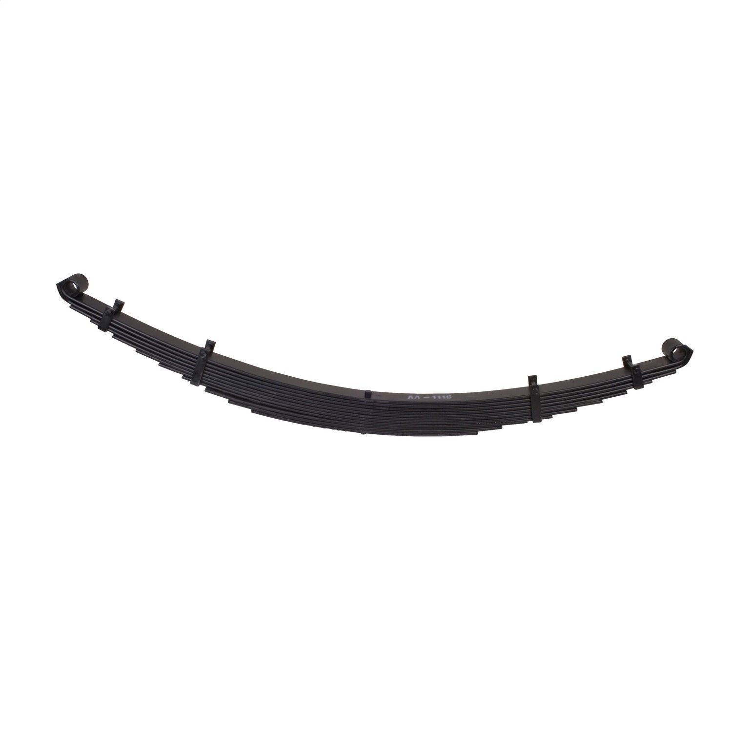 Replacement rear leaf spring from Omix-ADA has11 leaves. It, Fits48-63 Willys trucks.