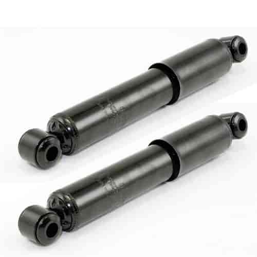 This pair of front shock absorbers from Omix-ADA fits 47-54 Willys station wagons.
