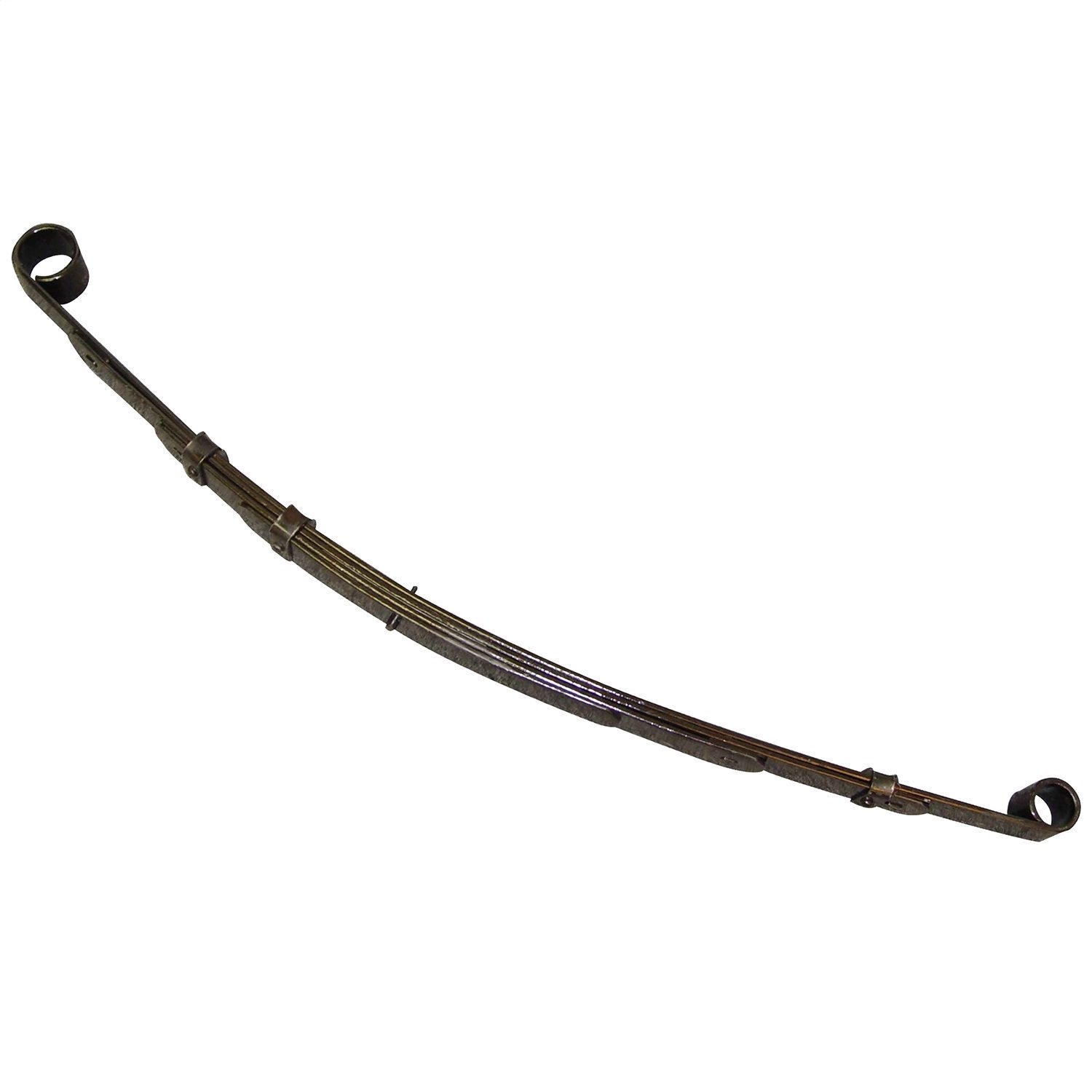 Heavy-duty replacement rear leaf spring from Omix-ADA, Fits