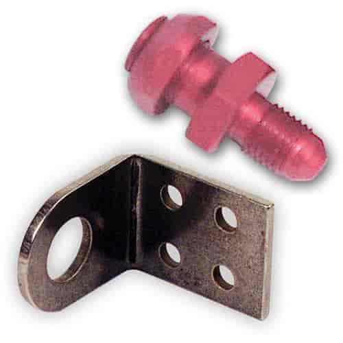 Frame Tab w/Brake Adapter Fitting 3/16 Inv. Flare x 3 AN