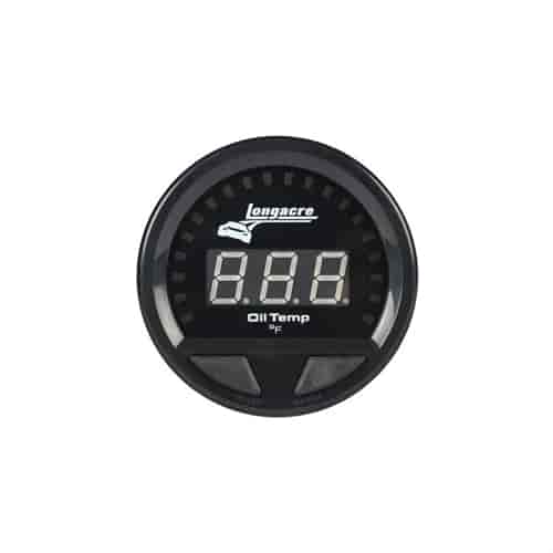 Digital Elite Waterproof Oil Temperature Gauge 100-340 Degrees - Sensor Included