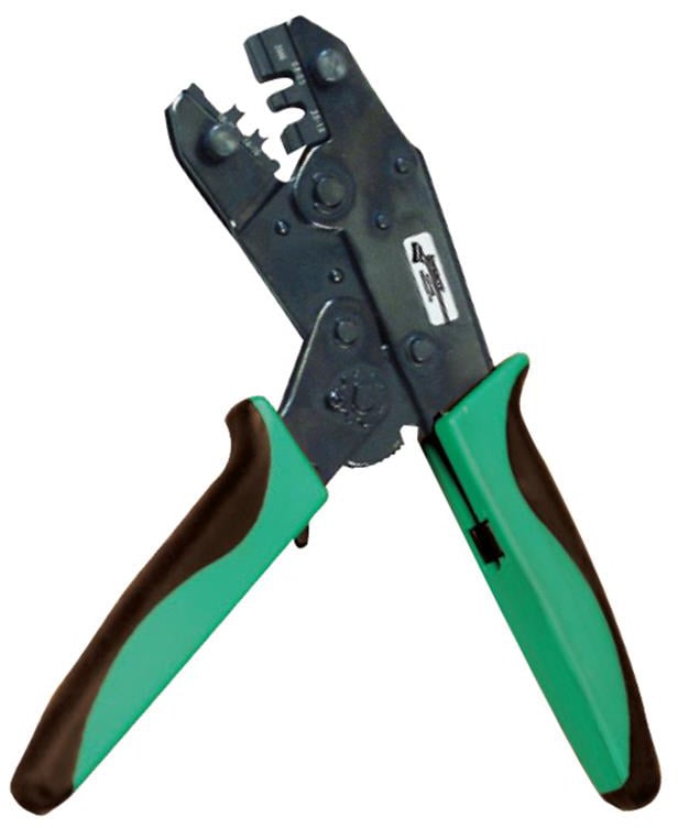 Weather Pack Crimp Tool with Crimp Dies [Ratchet Style]