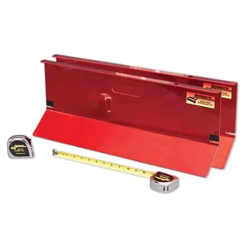 Deluxe HD Toe-In Plates 2 Included Measuring Tapes