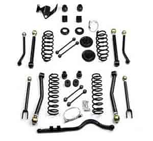 Suspension Lift Kit; 4 in. Lift; Incl. Upper/Lower Flex-Arms; Front Swaybar Disconnects; Rear Swayba