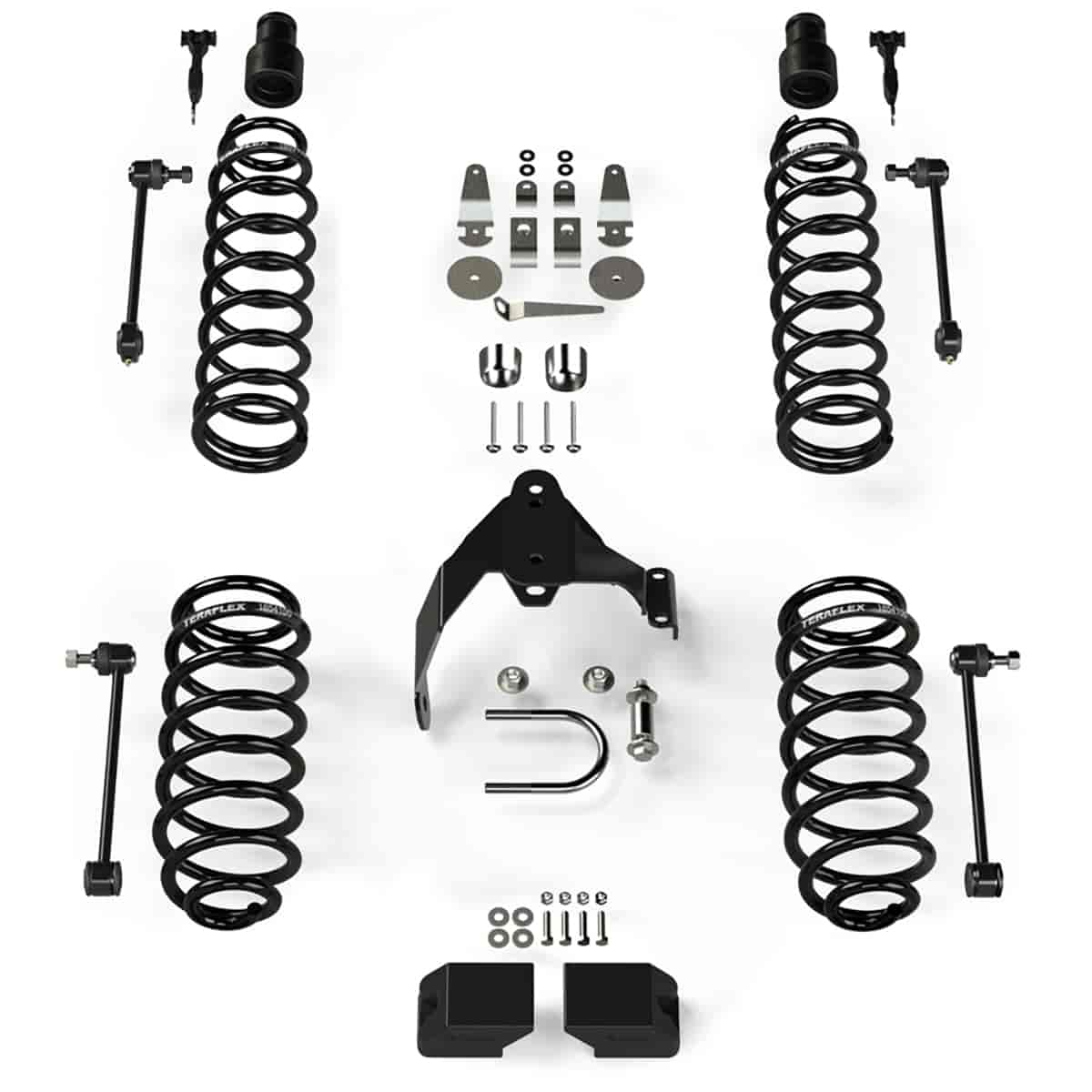 3 in. Coil Spring Base Lift Kit Without Shocks for Jeep Wrangler JK Unlimited