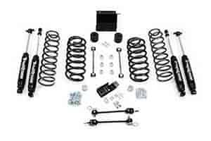 Suspension Lift System; 3 in. Lift; w/Shocks; Incl. Springs; Rear Swaybar Links; Swaybar Disconnect;