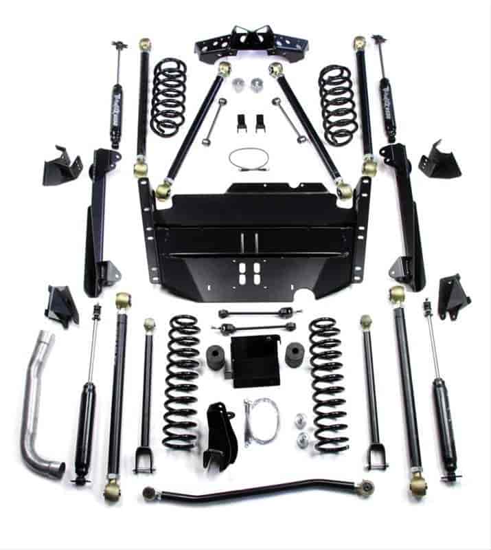 Pro LCG Suspension Lift System 5 in. Lift w/High Steer Incl. 9550 Shocks Front Upper Long Arms Adjustable Track Bar Bracketry