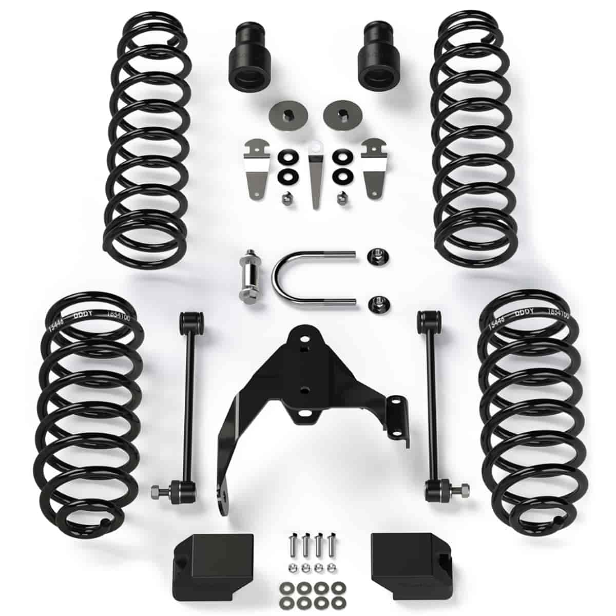 2.500 in. Coil Spring Base Lift Kit Without Shocks for Jeep Wrangler JKU