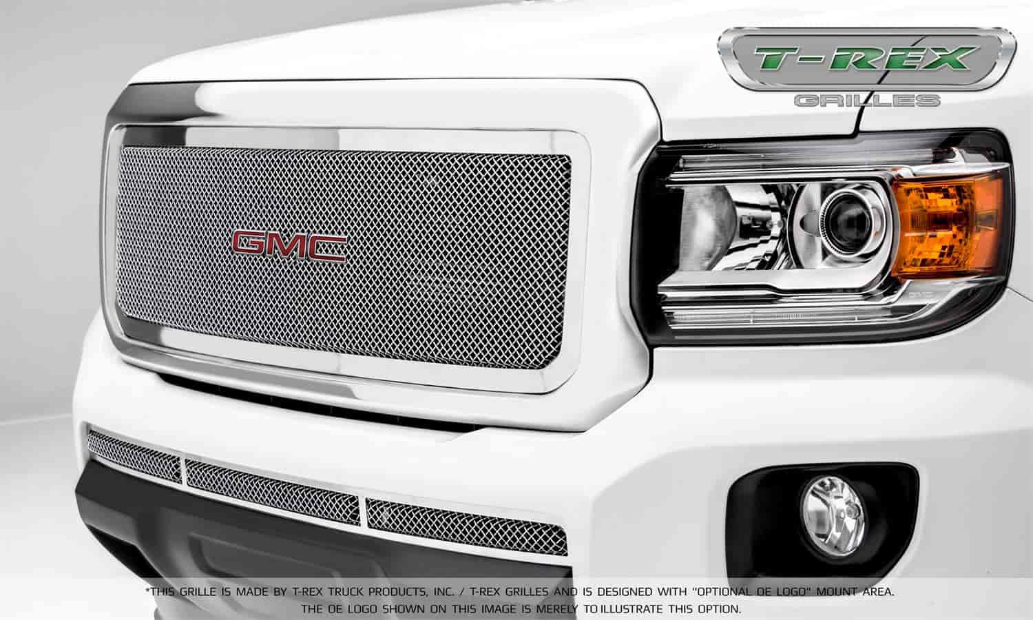 GMC Canyon Upper Class Formed Mesh Grille Main Insert 1 Pc Polished Stainless Steel