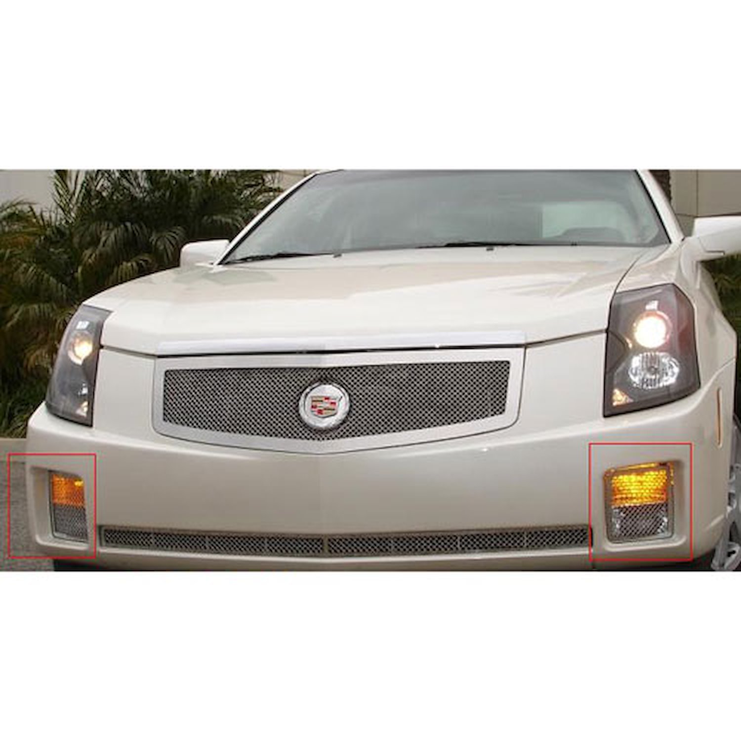 Upper Class Mesh Bumper Grille Insert 2003-07 Cadillac CTS