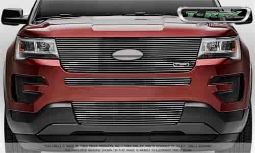 Ford Explorer Laser Billet Polished Replacement. Accepts Factory Logo