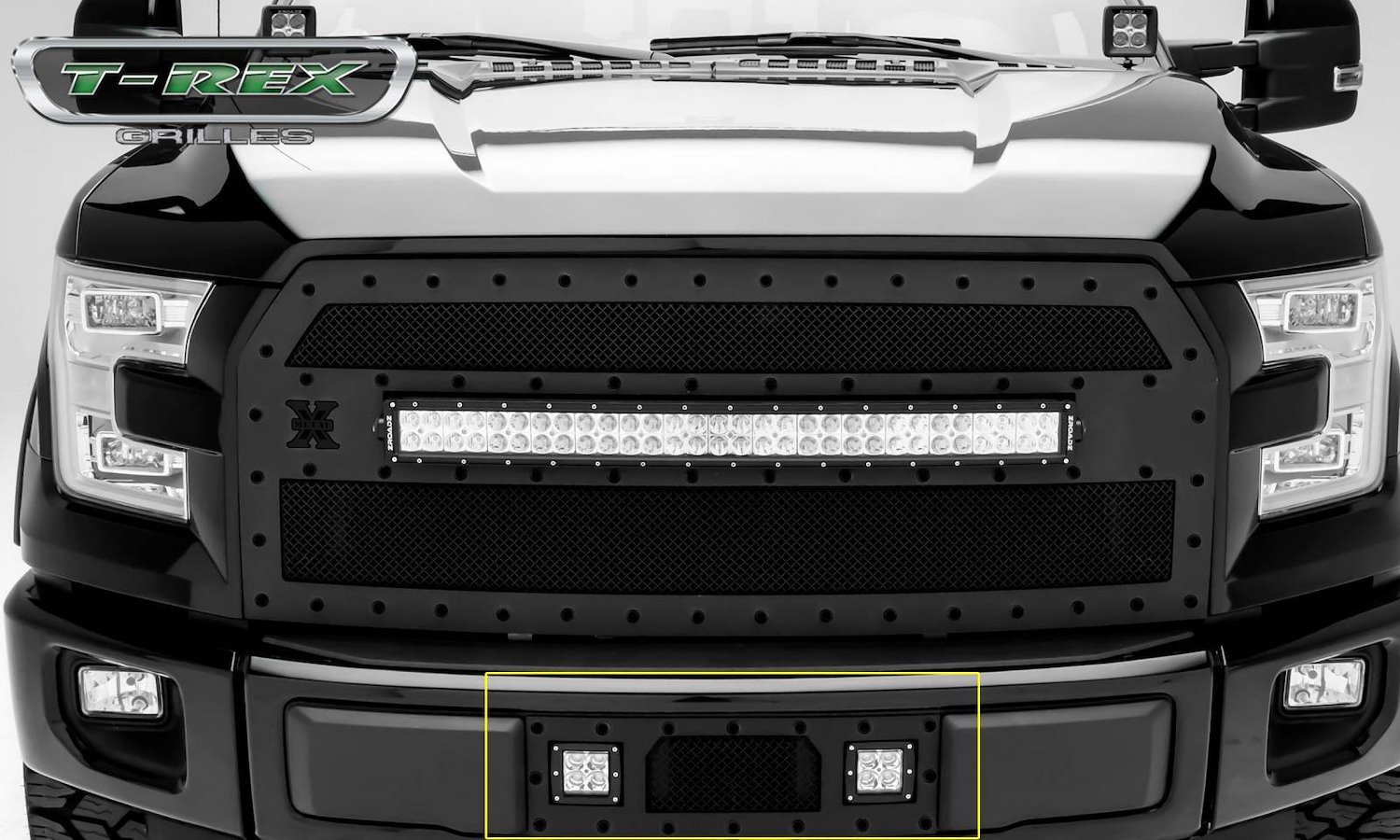 Ford F150 Torch Series LED Ligfht Bumper Grille