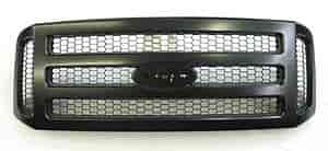 GRILLE BLK FORD F-SERIES SUPER DUTY XLT/LARIAT 05-07
