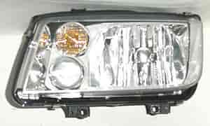 LH H.L. ASSY COMBINATION TYPE W/ AMBER BULB/CLEAR TURN SIGNAL LENS/FOG LAMP JETTA 99-LATE 02